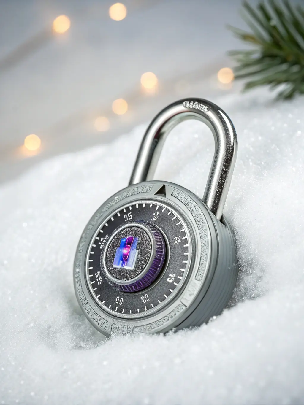 A secure digital lock overlaid on a credit card, symbolizing enhanced financial security and fraud prevention measures.